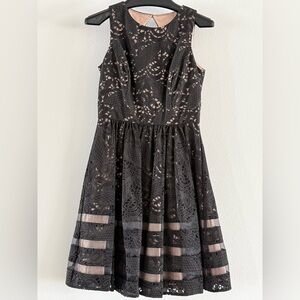 Eliza J Black Lace Dress